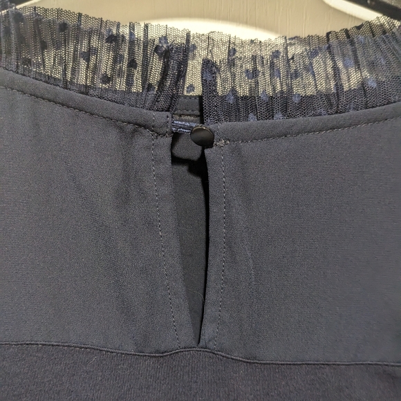 RW&CO. | Short Sleeve Top with Lace Sleeves - Picture 7 of 9